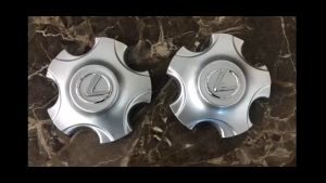 Logo chụp mâm ốp lazang bánh xe ô tô Lexus LX460 - Chất liệu nhựa ABS cao cấp