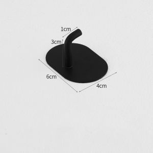 Móc Treo Khăn Tự Dính Siêu Bền Không Cần Khoan Dán Lên Tường Cửa Nhà Bếp Phòng Ngủ Móc Đa Năng Bằng Thép Không Gỉ