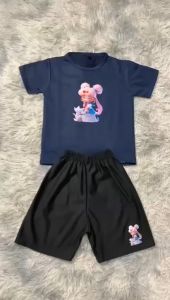 Setelan Celana Anak Perempuan BABY SAILER Ukuran S-XL Maroon