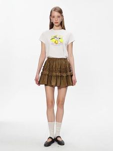AIVEI | Summer New Plaid Petite Retro Sweet Short Skirt