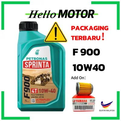 SOKONG MALAYSIA 🇲🇾 PETRONAS F900 4T MINYAK HITAM LUBRICANTS ENGINE OIL F700 OIL FILTER Y15 LC135 4S 5S Y16 SRL110 EX5 DREAM RS150 RSX150 VF3i KRISS RXZ150