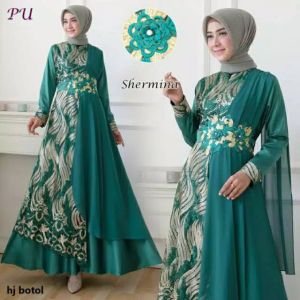 SHERMINA Gamis Pesta Muslimah Bridesmaid Kondangan
