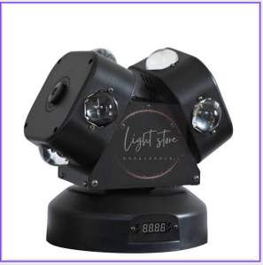 Moving hai đầu chéo(4+4) moving 2 đầu (3in1) đèn xoay 2 đầu đèn sân khấu