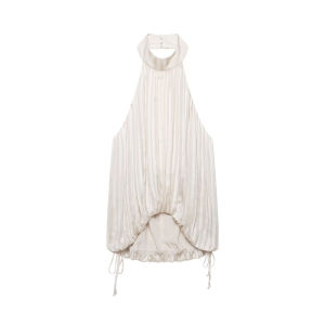 Guobioziy 2026 Ladies Halter Neck Blouse Summer Loose Striped Backless Beach Vacation Top