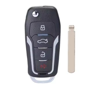 4Buttons Upgraded Flip Remote Key Fob 433MHz 4D60 Chip for Subaru Legacy Outback 2009 2010 2011 2012 2013 2014 FCC ID: CWTWBU766