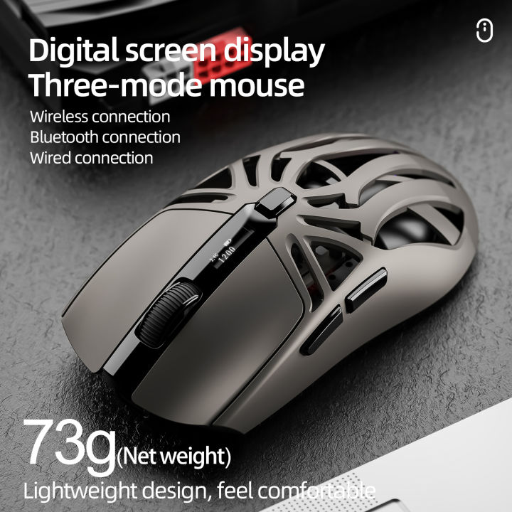 Mailwolf Mouse SMAILWOLF RS8 1000Hz Bluetooth mouse, 10000dpi, three-mode connection ...