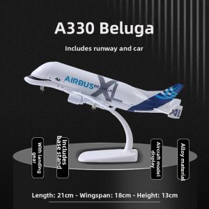 JINGQING | Airbus A330 Whale Model Toy 42cm