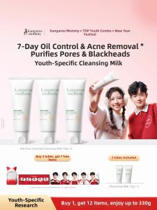 KANGAROO MOMMY Oil Control Acne Removal Face Wash for Teenagers Kangaroo Mommy
