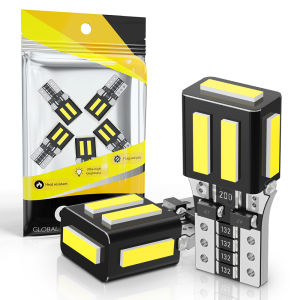 ✅Oprah 2PCS Super Bright W5W T10 LED Canbus Park Light Bulb for Car 2400LM Super Bright White Color Side Wide Width Headlamps 12V for Motorcycle Automobile Sedan Interior Roof Dome Reading Light