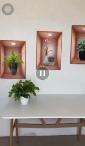 NEW  1pcsx40cmx60cm 5D Removable Wall Sticker Plants Decals Living Room Bedroom Home Decoration