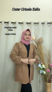 Ami Collection: Dea Outwear Crincle Airflow & Cardigan Wanita