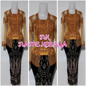 set kebaya wisuda kebaya kutubaru modern + rok prisket