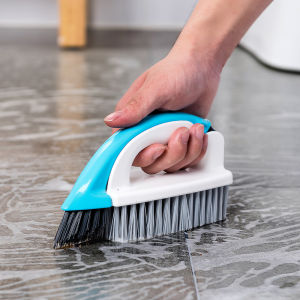 Bathroom Hard Bristle Floor Brush Tile Cleaner Toilet Wall Gap Cleaning Tool Bathroom Household Essential Floor Brush