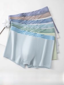 MiiOW | กางเกงบ็อกเซอร์ชายผ้าฝ้ายแท้ MiiOW Pure Cotton ระบายอากาศได้ดี กางเกงชั้นในชายทรงบ็อกเซอร์แบบบาง กางเกงขาสั้นทรงบ็อกเซอร์ไร้ตะเข็บ ป้องกันแบคทีเรีย สำหรับเยาวชน