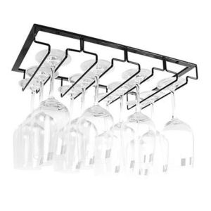Wine Glass Rack Stainless Steel Hanging Holder Cup Stemware Stand Teacup Goblet Hanger Shelf Home Kitchen Bar Sipplies