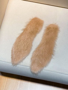 ฤดูหนาว Fluffy WARM รองเท้าส้นสูงของแท้หนังกระต่ายขนสัตว์รองเท้าแทรกสําหรับสตรีบาง Cuttable Pointed-Toe รองเท้า