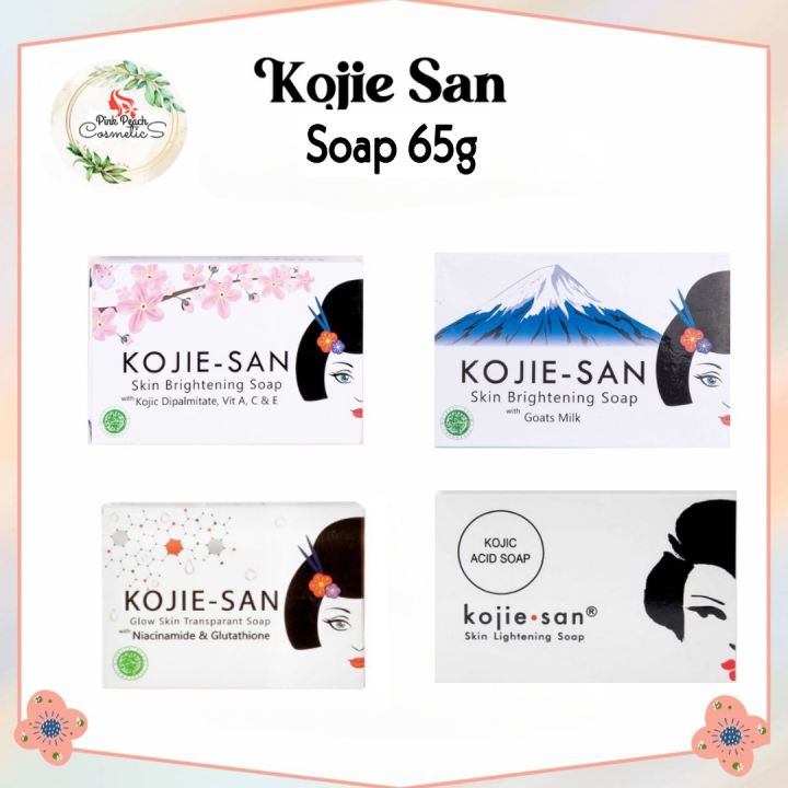 Kojie San Brightening Soap Goat Milk / Brightening Soap Kojic / Niacinamide  & Glutathione Sabun Anti Penuaan Dermacare Sabun Pencerah Goat Milk Untuk  Kulit Sensitif - Lazada