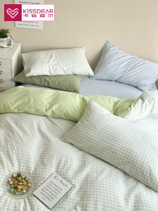 Kiss Dear | Washed Cotton Single Bed Sheet Set