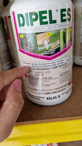 Racun Serangga DIPEL ES 1L bacillus thuringiensis subsp. kurstaki 28 class 4 selamat ulat beluncas ulat bungkus ulat pengorek ladang tanaman buah sayur kebun