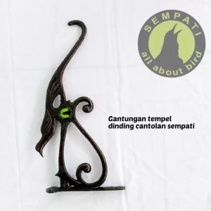 SEMPATI Gantungan Tempel Dinding Tembok Antik Sempati Cantolan Sangkar Burung Murai Lovebird Kotak Gantungan Rak Pot Bunga Tanaman Lampu Hias Gantung Sempati GNTBRG