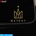 Mayday Car Stickers Electric Vehicle Motorcycle Window Glass Decals Personalized Creative Album Song Lyrics Vehicle Decals. 