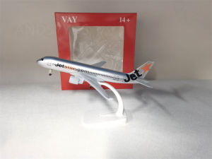 Scale Aircraft 20cm Model Airplanes Jetstar Airways A320 Metal Alloy Diecast Airplane Model Plane Hobby Gifts Home Decoration