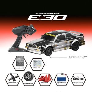 Whoosh E30 Pro Gyro Rc Drift Car 4x4 Speed Racer Full Scale Throttle Direction Simulation Model Remote Control Cars