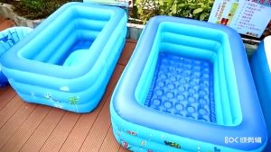 DSU - KOLAM RENANG ANAK TIGA CINCIN KELUARGA TIUP BESAR MAINAN KOLAM RENANG AWET BERKUALITAS