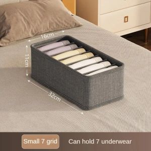Cationic Underwear Storage Box - Multifunctional Drawer Organizer for Socks and Bras - Closet Storage Bins with Dividers