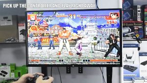 64G TV M8 Game Stick Lite 4K Built-In 10000+ Games Retro Game Console PS1 GBA GAMEBOY 2X Wireless Controller for Kid