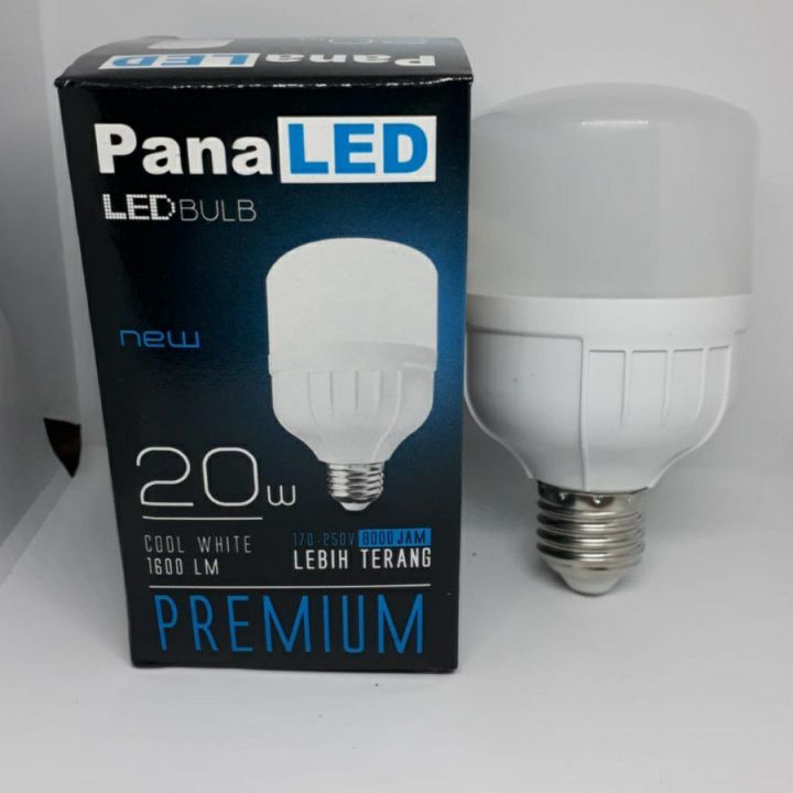 Lampu Bohlam Led Premium Watt Putih Panaled Premium W Lumens