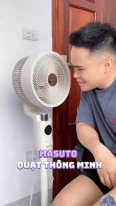 Quạt Điện Cây Masuto Thông Minh AI Điều Khiển Bằng Giọng Nói Quạt Mát Ion Âm Bổ Sung Oxy Điều Hòa Không Khí Remote Từ Xa Bảo Hành 24 Tháng