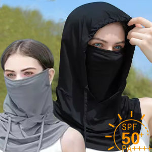Summer Sunscreen Face Mask Balaclava Sunhat UV Protection Breathable Full Neck Hood Covers for Outdoor Summer Cycling Fishing Hiking