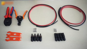 1 Pair MC4 Connector Solar Panel Cable Connectors  1x Male 1x Female IP67 30A waterproof