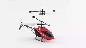 Roscloud【COD】Helikopter Remote Control Mainan Pesawat Terbang Mini Mainan Anak Rechargeable Dengan Lampu LED，Helicopter Toy Remote Kontrol