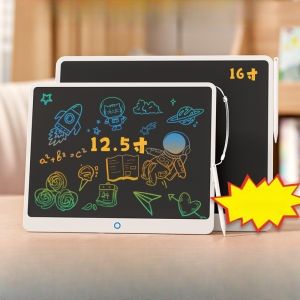 ใหม่ 16 นิ้ว LCD ขนาดใหญ่กระดานวาดภาพเด็กเขียนแท็บเล็ต Doodle Erasable ภาพวาดกระดานดํา Eye Protection Handwriting BOARD