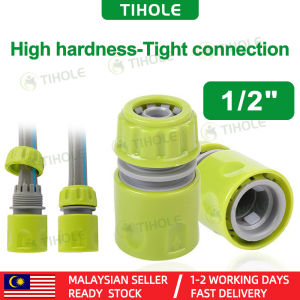 TIHOLE 1/2" Quick Connector Tap Connector For Garden Micro Irrigation Watering Hose Pipe Fitting Adapter Garden Water Pipe Quick Adaptor Hose Connector