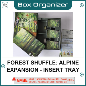 Forest Shuffle: Alpine Expansion - Insert Tray Board Game Box Organizer Insert