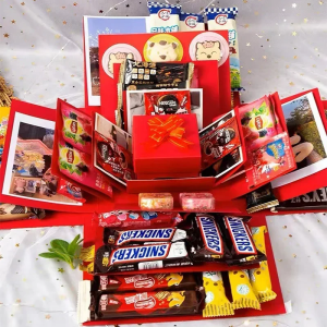 Create a Unique Surprise Explosion Box for Valentines Day DIY Gifts with Memories of Wedding and Birthday Anniversaries