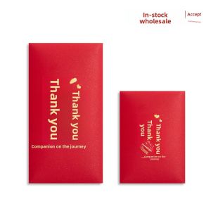 Creative Personalized Red Envelope Festive Greeting Cards Chinese New Year Activity Thank You Logo Customizable Celebration Supplies