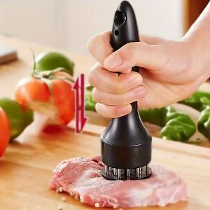 1Pc Handheld Use Household Tender Meat Needle with Broken Tendons Pork Chop Chicken Chop Chicken Tools Wings Meat Needle Hammer