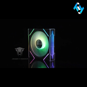 Jungle Leopard Prism 4 EX Fan 12cm Cooling Desktop Silent Divine Light Synchronous Side Infinite Mirror PWM