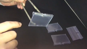 ป้ายราคาพลาสติก PVC ( 60x42 mm ) ป้ายบอกราคา สินค้า อุปกรณ์ร้านค้า ขายของ shelf