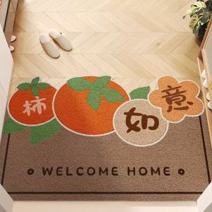 Modern Simple Entrance Door Mat Anti Dirty Wear Resistant Natural Rubber Carpet for Home Safety And Peace of Mind