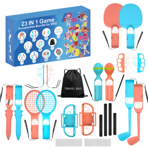 Sports Accessories Bundle for 2025 Switch 223 in 1 Family Accessories Kit S226 for Switch Sports Games