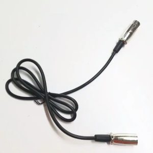 ลดแรง สายไมค์โครโฟน XLR Male To XLR Female Black Mic Cable หุ้มฉนวนสำหรับเครื่องไมโครโฟน 1m