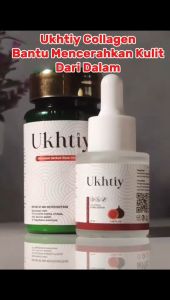[BUNDLING] Ukhtiy Collagen + Serum Ukhtiy DNA Salmon | Bantu Cerahkan Wajah | Mencegah Penuaan Dini