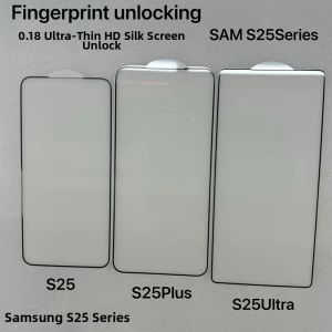 Full Adhesive Full Coverage Fingerprint Unlock Anti-Shock Tempered Glass Screen Protector