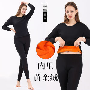 Thick Thermal Underwear Clothing Long Johns for Men And Women Winter Warm Pajamas Cotton Sleepwear Couple Matching Set