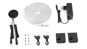 Smart Dual Sensors PIR Motion Sensor Switch DC 24V Neon Light LED Strip 2m 5m 10m for Bathroom Bedroom Stair Night Lamp